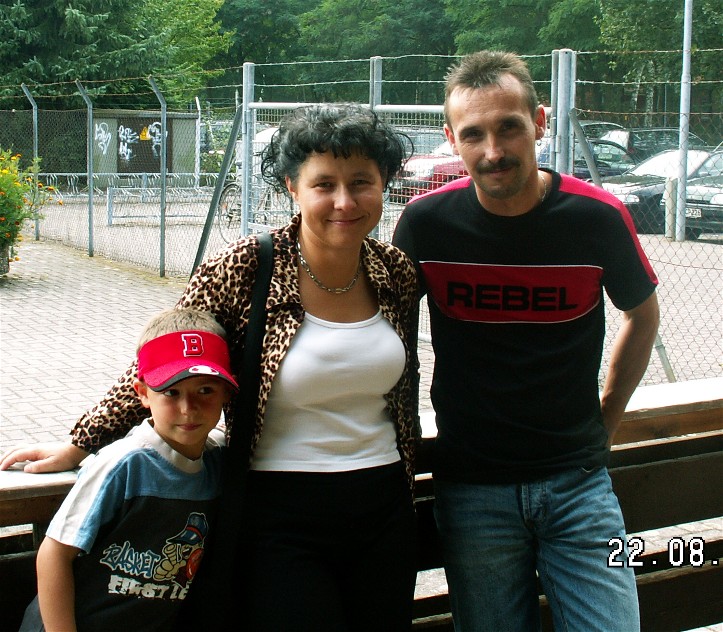 Sandra mit Peter und Olaf