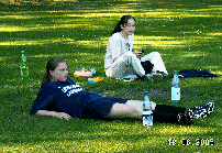 Kristin mit franz&ouml;sischer Freundin