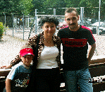 Sandra mit Peter und Olaf