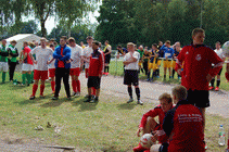 warten auf die Auslosung